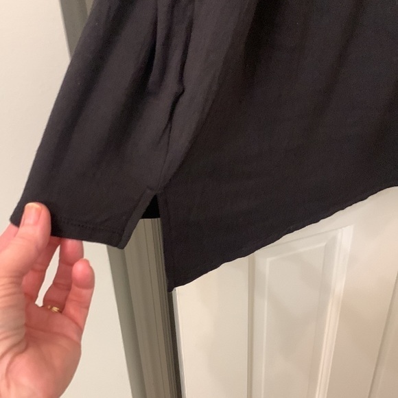 Vera Wang black drawstring dress with pockets Medium - Picture 9 of 10